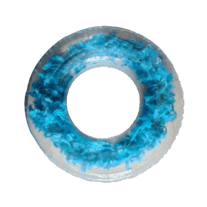 Blue Feather Float